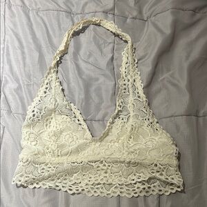 Aerie Cream Lace Bandeau
